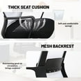 thumbnail image 4 of YRLLENSDAN Mesh Home Office Chair for Adults, Adjustable Height Computer Chair with Lumbar Support Arms, Ergonomic Swivel Rolling Desk Chair for Women Men Executive, (White, 2), 4 of 7