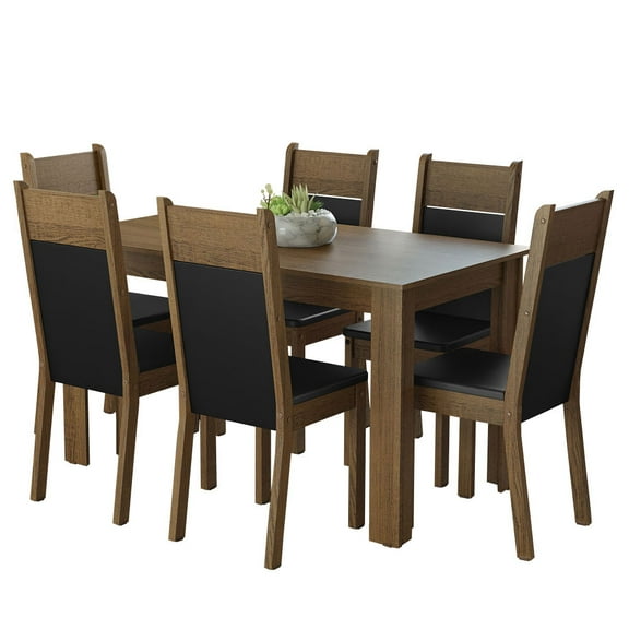 Juego de Comedor Madesa Bahamas con Mesa y 6 Sillas