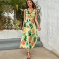 thumbnail image 5 of Lunarable Pineapple Sleeveless Dress Woman Fashion Long Dresses Women's Summer Suit Dress 2025, 5 of 7