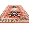 thumbnail image 4 of Unique Loom Taftan Collection Geometric Tribal Area Rug, 7 x 10 Feet, Terracotta/Ivory, 4 of 5