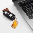 thumbnail image 7 of Uemuo The Chicken Family Pattern Rectangular Metal Keychain - Durable, Stylish, and Personalized Key Ring for Men and Women,Engraved Keychain,Gift Slim Sturdy Keychain, 7 of 7