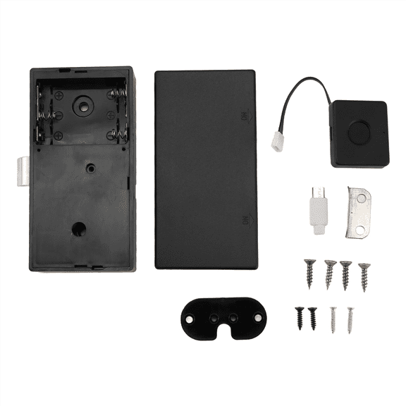 HOT Biometric Fingerprint Lock Black Keyless Cabinet Smart Drawer Locks Anti-Theft Door