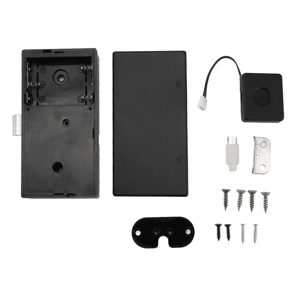 Biometric Fingerprint Lock Black Keyless Cabinet Lock Smart Drawer Locks Smart Drawer Locks Anti-Theft Door Lock