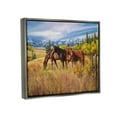 thumbnail image 4 of Stupell Industries Horses in Country Pasture Animals & Insects Painting Gray Floater Framed Art Print Wall Art, 21 x 17, 4 of 10