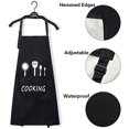 thumbnail image 1 of DAMAIE Cooking Aprons,Waterproof Adjustable Kitchen Apron With 2 Pockets For Women, 1 of 7