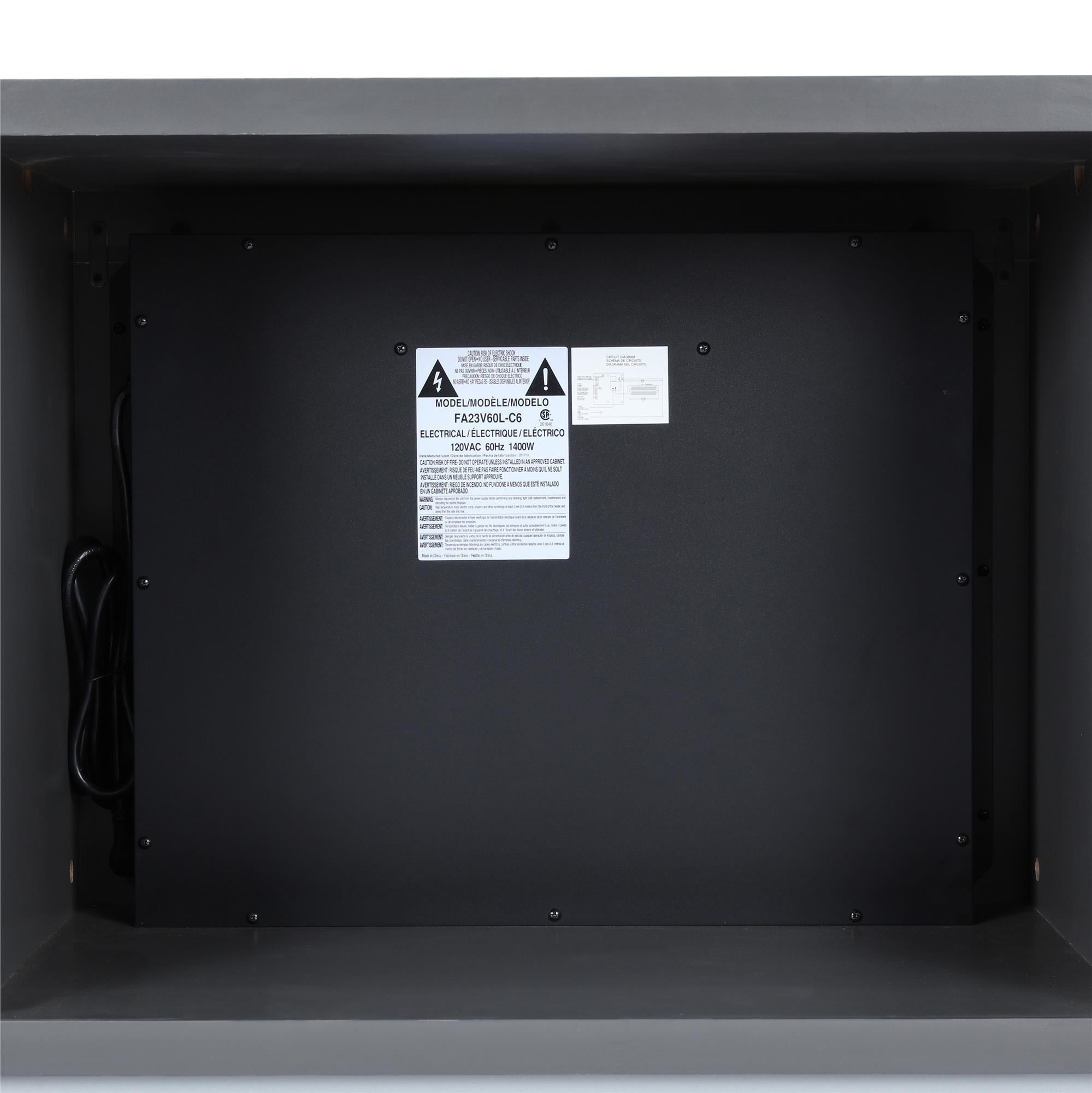 Ameriwood Home Fendall Fireplace Tv Stand For Tvs Up To 70 Graphite Gray Walmart Com Walmart Com