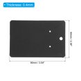 thumbnail image 2 of Unique Bargains 2.5' x 3.5' Blank Paper Business Cards Small Index Cards Flash Cards Message Note Card with Hole Black 100 Pack, 2 of 5