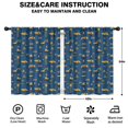 thumbnail image 2 of Blackout Kids Curtains,Cartoon Construction Vehicles Traffic Cones Childrens Insulated Curtains Set Of 2,Bedroom Essentials,Toddler Room Decor 42"x54", 2 of 5