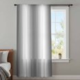 thumbnail image 4 of Grey White Sheer Curtains 45 Inches Long, Gray Farmhouse Modern Rustic Light Filering Curtains, Breathable Simi Curtain Privacy Drapes for Kitchen Bathroom Lightweight Small Window Treatment, 4 of 9