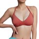 thumbnail image 1 of Sujetador deportivo sin espalda con tirantes para mujer - Copas acolchadas extraíbles, nailon-spandex - Sujetador de yoga y gimnasio con fruncido delantero - Tallas XS-XL, 1 of 5