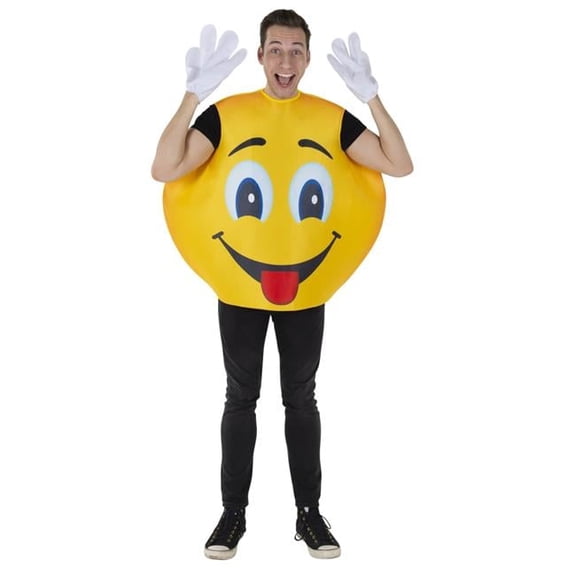 Sunglasses Smiley Adult Costume - One Size