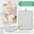 thumbnail image 6 of Yayeee Pot Holders Kitchen Heat Resistant with Pockets 7"x9.8" Cotton Oven Cooking Hot Pads, Lace and Floral, 6 of 7
