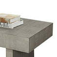 thumbnail image 3 of Lezy Coffee Table- 52 Inch- Gray Oak Wood Top- Double Pedestal Base, 3 of 9