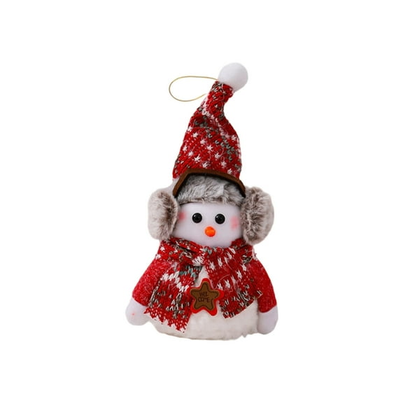Festival Cotton Snowman Ornamentation Easy Assembly Holiday Decoration Doll