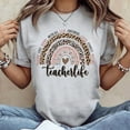 thumbnail image 3 of Teacher Life Shirt, Teachers Outfit, Teacher Gift Shirt Men's And Women's Graphic Tee 100% Cotton by TBun, Full Sizes S-5XL, 3 of 5