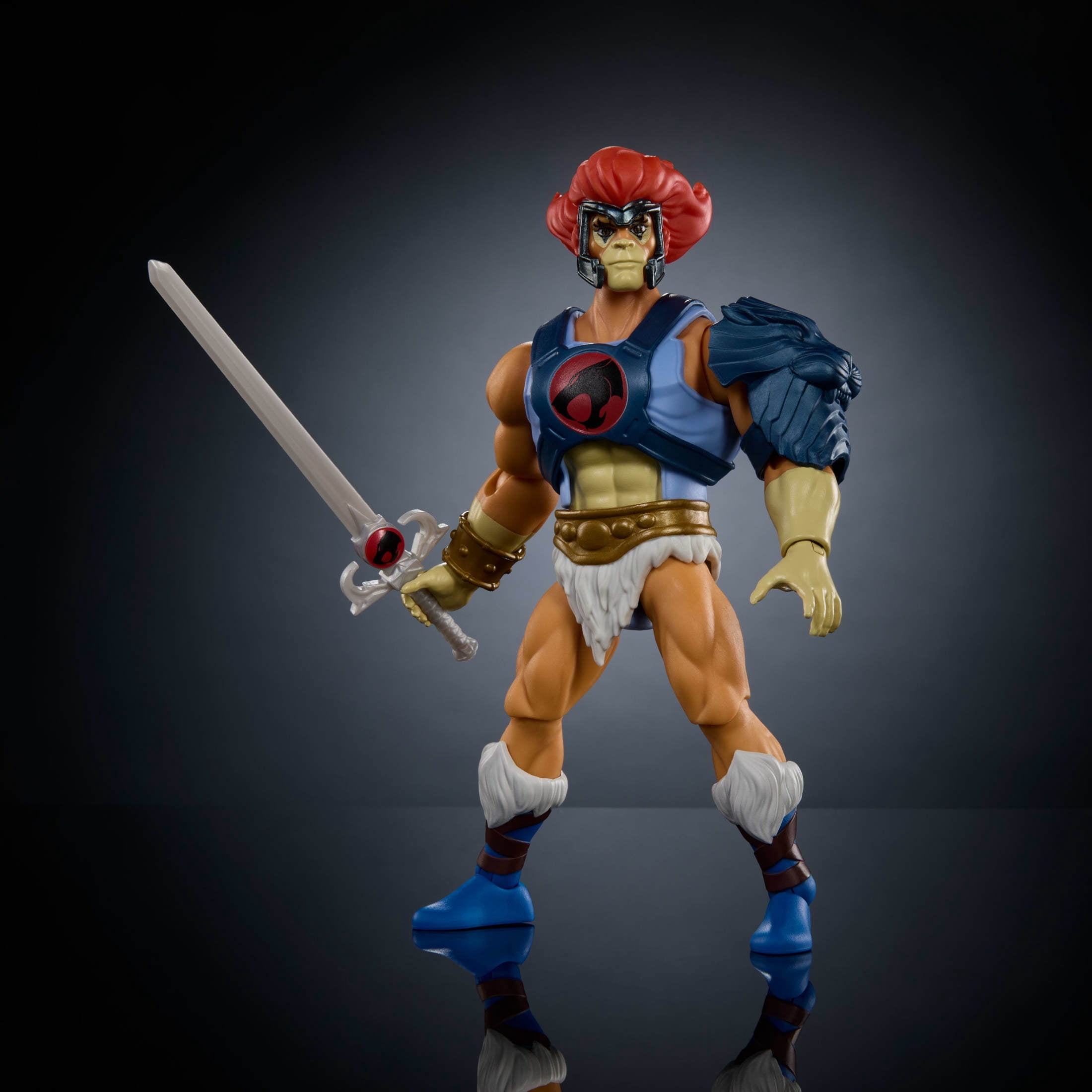 Masters of the Universe Origins & ThunderCats Lion-O Action Figure, 1980s Posable Crossover Toy