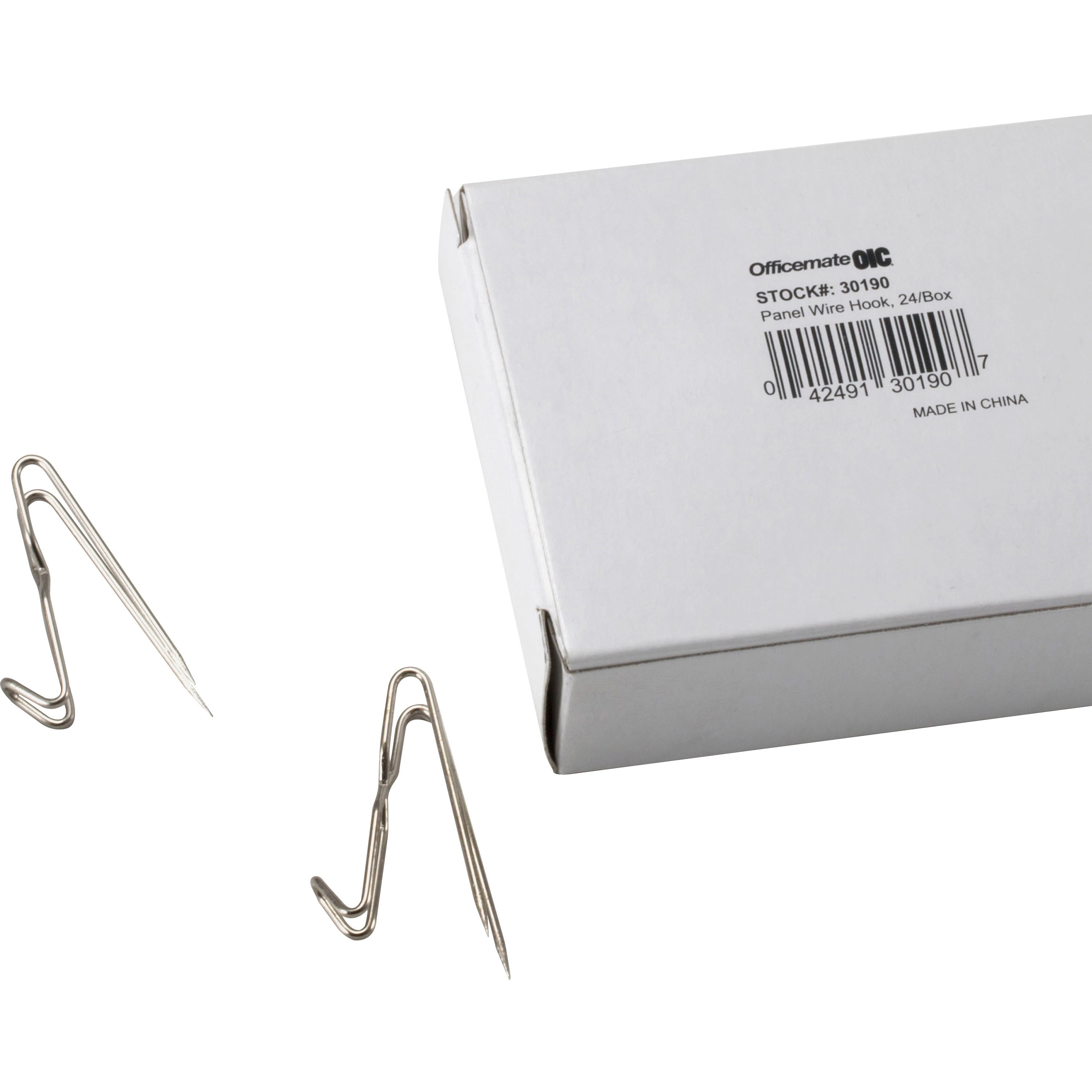 75370 Details about  / Advantus Panel Wall Wire Hooks 25 Hooks per Pack Silver