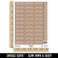 thumbnail image 2 of Certified Double Lines Border Letter Sticker Set - Brown - Gloss Finish - 1.5" Small, 2 of 7