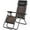 Brown, variant on Costway Patio Rattan Zero Gravity Lounge Chair Folding Recliner W/Headrest Mix Brown