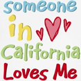 thumbnail image 3 of CafePress - Someone In California Loves Me Ringer T - 100% Cotton Ringed T-Shirt, 3 of 4