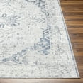 thumbnail image 4 of Hauteloom Hera Living Room, Bedroom Machine Washable Area Rug - Traditional - Ivory, Dark Blue, Light Blue - 18" x 18" Sample, 4 of 19