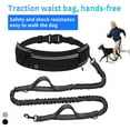 thumbnail image 3 of Hands Free Dog Leash for Dogs & Multi-Function Pockets,Adjustable Waist Belt Leash for Dog Walking-Leashes for Medium & Large Breeds-Pouch,Outdoor training Leash, Retractable Bungee,Padded Handles, 3 of 10