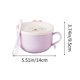 thumbnail image 3 of Cuenco de arroz para sopa de acero inoxidable pequeño islante para escaldar • Cuenco para remojar fideos con mango de paja vajilla doméstica • 1 pieza rosa, azul, blanco 14x12x9,5 cm, 3 of 6