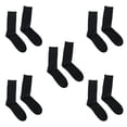 thumbnail image 1 of 5 pares de calcetines de lana para hombre, calcetines gruesos y cálidos, calcetines de lana suave para senderismo, calcetines casuales para hombre, 1 of 5