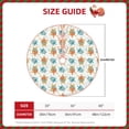 thumbnail image 2 of Rateoe Sea Turtle Pattern Christmas Tree Skirt with Ties , Christmas Tree Decorations, Farmhouse Christmas Decor Xmas Holiday Decorations-30", 2 of 6
