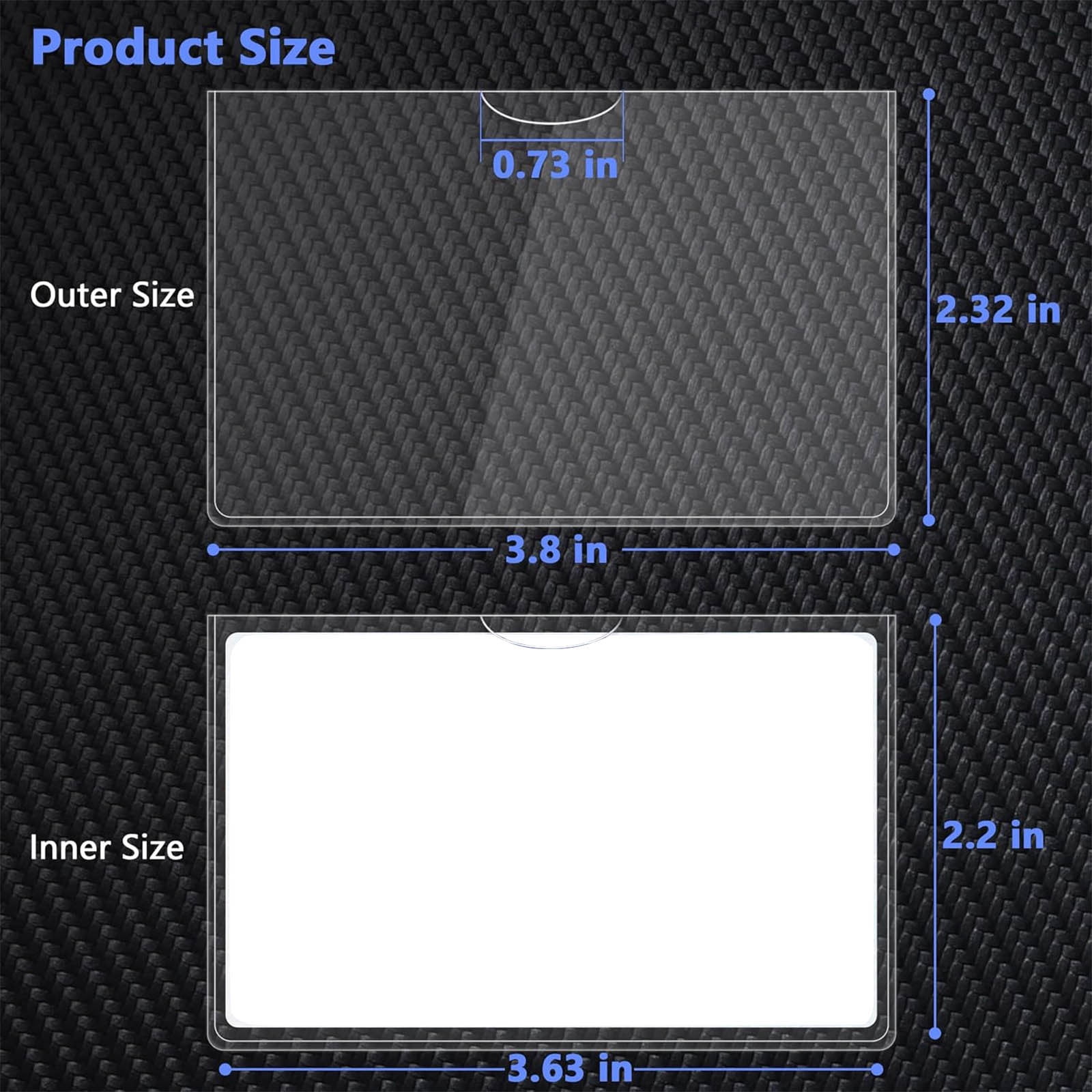 protective sleeve for medicare card 5 Pack - Premium Protector Sleeves - Durable 2 ⅜ X 3 ⅜ Business Card Holders Product Description Previous page Easy to Use Unique opening design makes it easier to take in and put in cards High transparency Double Medicare Card Protector Sleeve,Oppositen Card