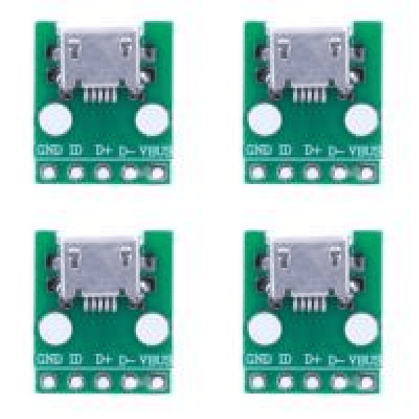 Adattatore Micro USB A DIP 10 Pezzi - Connettore Femmina 5 Pin Per PCB Arduino - Foto 9
