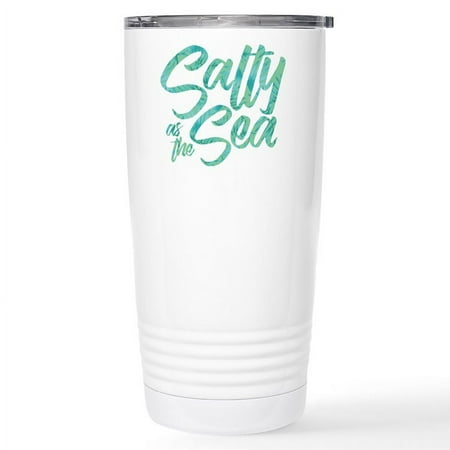 

CafePress - Salty As The Sea 16 Oz Stainless Steel Travel Mug - Insulated Stainless Steel Travel Tumbler 20 oz.