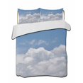 thumbnail image 2 of Clouds Twin XL Size Down Alternative Comforter, Lightweight Comforter Quilt Bedding Set with Pillow Shams Blue White Sky Natural Landscape All Seasons Bed Comforter Duvet Insert 68"x98", 2 of 7