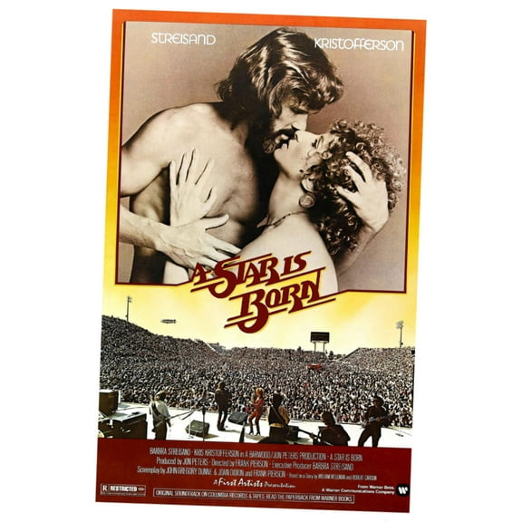 A Star Is Born Movie Poster Streisand Reprint 27inx40in for any room 27x40 Square Adults Poster Time