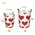 thumbnail image 3 of Balery Love Cesta de ropa redonda con asas, impermeable, independiente, para ropa, juguetes, dormitorio y familia-Medium, 3 of 6