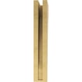 thumbnail image 4 of 3"W x 6"D x 18"H Thin Moab Rough Cedar Woodgrain TimberThane Corbel, Primed Tan, 4 of 6
