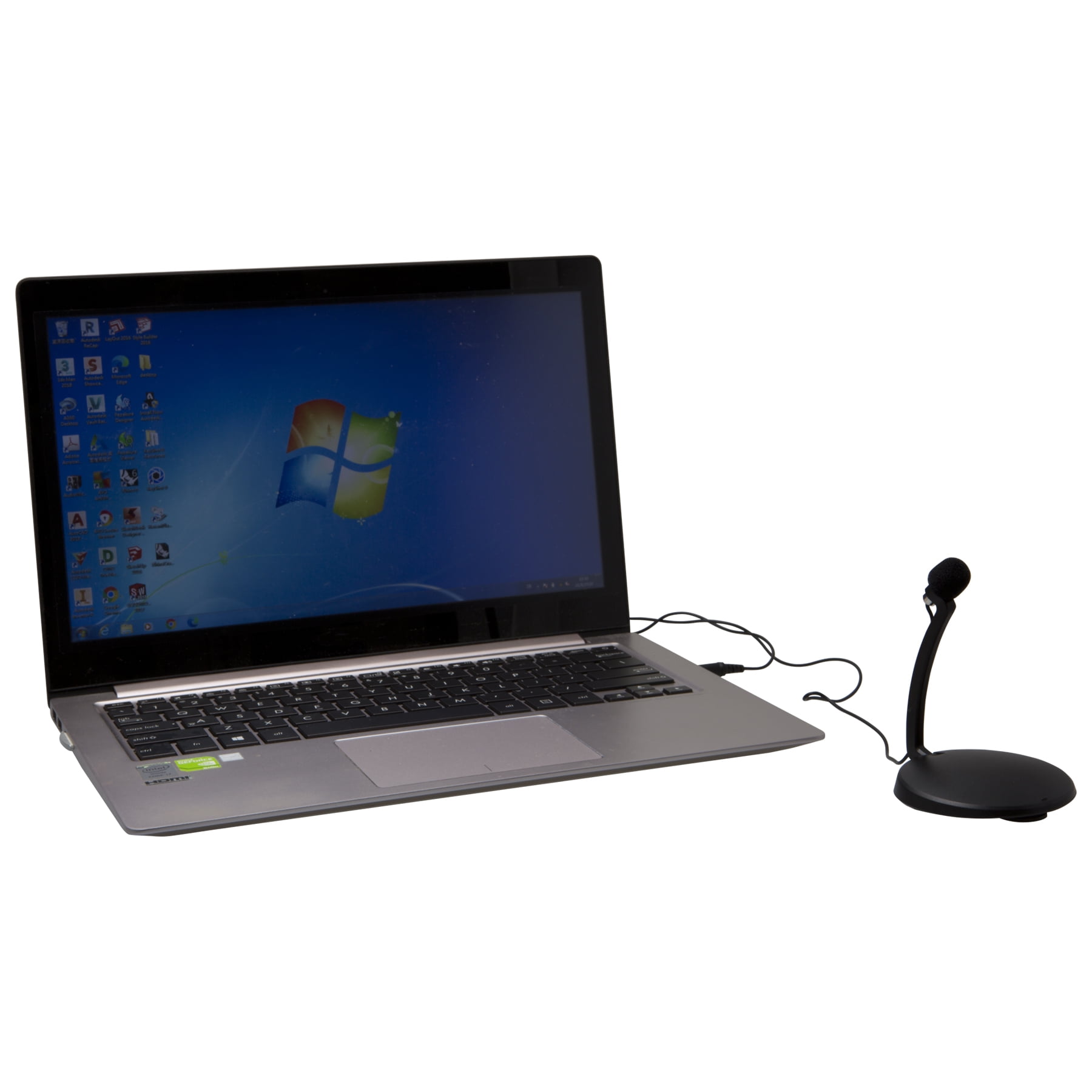 iLive Clip-On Microphone and Stand, IMIC040B, Black