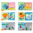 thumbnail image 4 of Juguetes Para Niños, Tela No Tejida, Educación Temprana, Libro Hecho A Mano, Herramienta De Enseñanza, Regalo Dulce, Accesorio De Práctica Lógica, Libros Educativos Diy N. ° 2 Speravity FN008296-01, 4 of 5