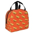 thumbnail image 2 of Fotbe tortilla tacos Bolsa Térmica con Estampado y Forro de Aluminio Grueso Bolsa de Almuerzo con Bolsillo Frontal para Hombres y Mujeres, Ideal para Trabajo, Escuela, 2 of 8