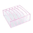 thumbnail image 2 of kkbbma under $5 Underwear Drawer Organizer, Foldable Underwear Storage Divider Boxes Closet Clothing Organizers for Bras Panties Ties Socks Scarves Clothes, 2 of 3