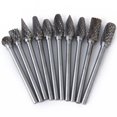 thumbnail image 1 of 10Pcs Forme Mixte en Acier YG8 Carbure Fraises Rotatives Ensemble Diamètre 3mm, 1 of 7