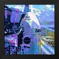 thumbnail image 2 of Stephen Chambers 20x20 Black Modern Wood Framed Wall Art Titled - Artemis Moon Rocket, 2 of 6