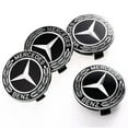 thumbnail image 4 of 4 Pcs Set Mercedes Benz Wheel Center Caps Emblem Chrome Hubcaps USA Seller, 4 of 4