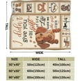 thumbnail image 2 of Dachshund Dog Blanket for Women Girl Soft Warm Daschund Gifts Fleece Throw Blanket Cozy Plush Fluffy Cute Wiener Dog Gifts Flannel Blankets for Adults Kids 60"X50", 2 of 6