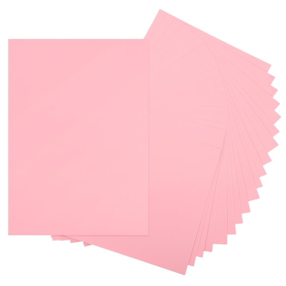 Uxcell 20 Sheets Light Pink Cardstock Printer Paper 8.5" x 11" A4 Thick Paper Sheet 250gsm/170lb Bulk Card Stock for Printer DIY Scrapbook Menus Cards