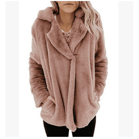 Women's comfortable fleece winter warm jacket coat
