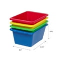 thumbnail image 5 of IRIS USA 4Pack Small Multi-Purpose Organizer Containers Plastic Bins, Primary, 5 of 5