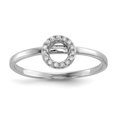 thumbnail image 3 of 925 Sterling Silver Cubic Zirconia Cz X O 2 Ring Set Love, 3 of 12