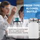 thumbnail image 2 of Dispensador de alcohol a presión antiestático (2 unidades, 200 ml) para almacenar alcohol líquido (blanco), 2 of 8