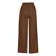 thumbnail image 4 of Ploknplq Wide Leg Pants Women,Palazzo Pants for Women,Womens Dress Pants,Leisure Lacing Solid Color Waist Waist Wide Leg Casual Pants,Business Casual Outfits for Women,Pants for Women Brown XL, 4 of 4